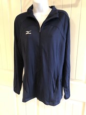 Mizuna Drylite Lightweight Athletic Performance Medium Zip Jacket Blue