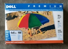 NEW Dell 59lb 8 mil High Glossy 4x6 Acid Free Premium Photo Paper 0N5516A00