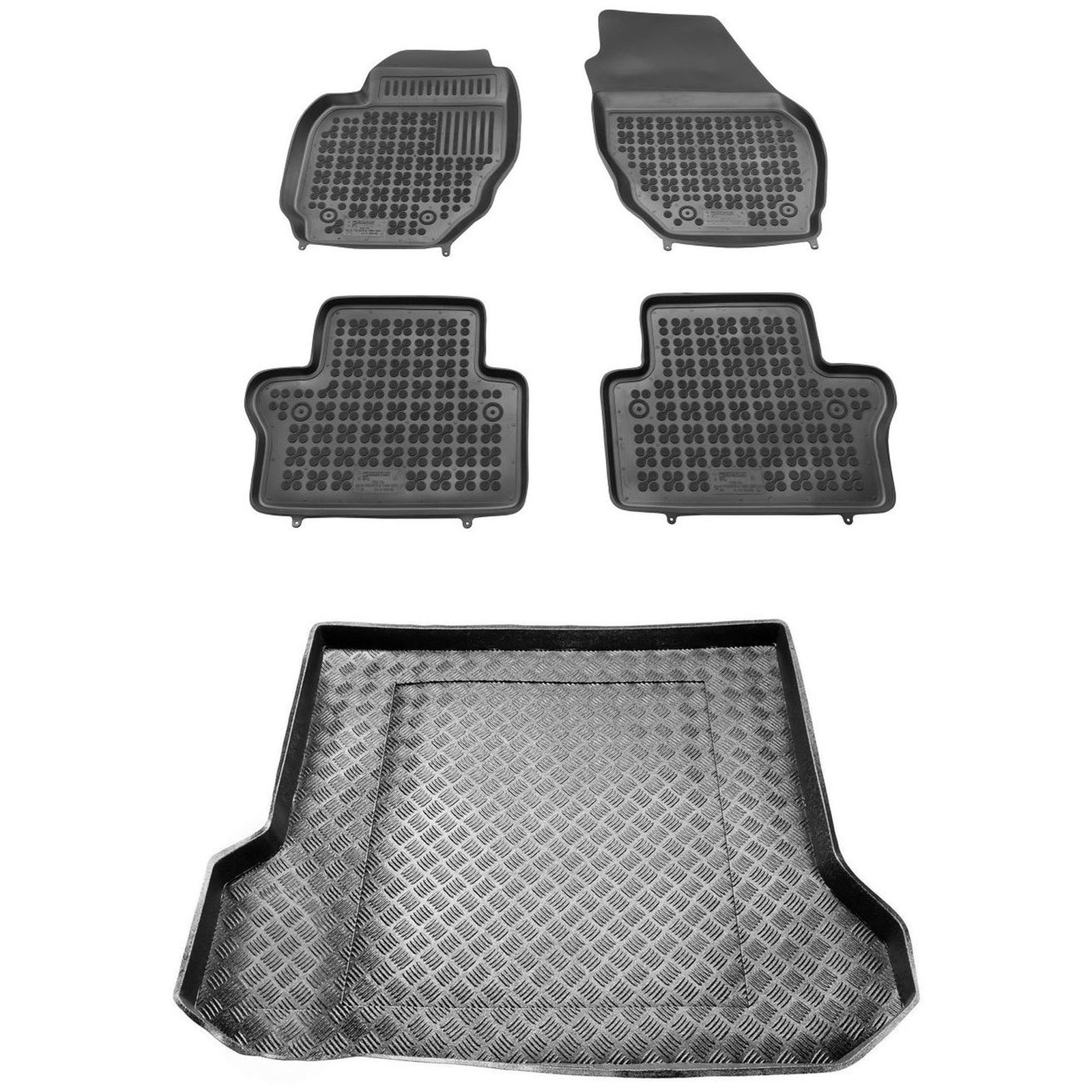 Tapis de coffre PE Volvo XC70 II anti-saleté pour stopper la boue