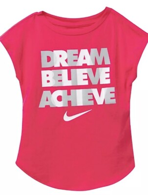 creaaacademy baby pink nike t shirt