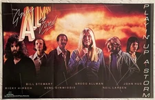 Gregg Allman Band 77 Promo Poster Playin Up A Storm Capricorn Records Brothers I