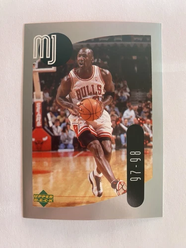 Michael Jordan 1998 Upper Deck MJ Sticker ‘97-‘98 Card #49
