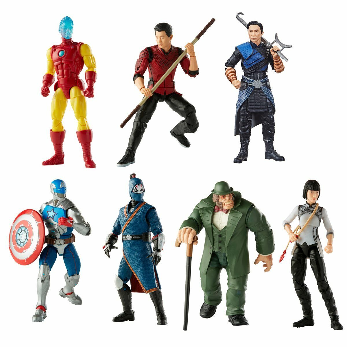Hasbro Marvel Legends Shang Chi Wave Set of 6 Iron Man Mr Hasbro Marvel Legends Shang Chi Wave Set of 6 Iron Man Mr
