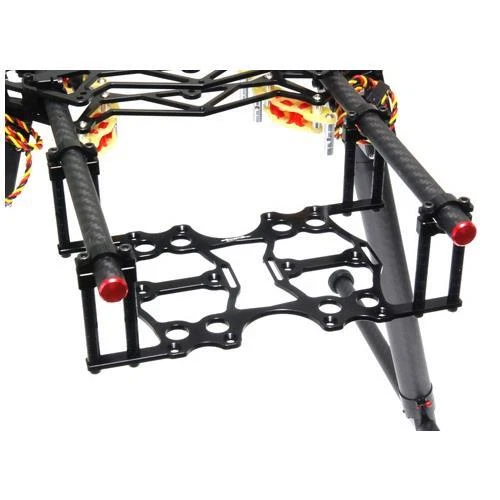 Secraft Black Anodized Aluminium Battery Holder for Landing Gear Multi-Rotors - Image 3 of 4