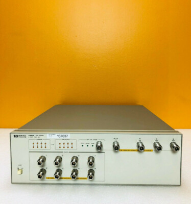 HP / Agilent 4380A 1 kHz to 500 MHz 8 Port S-Parameter Test Set. Tested!