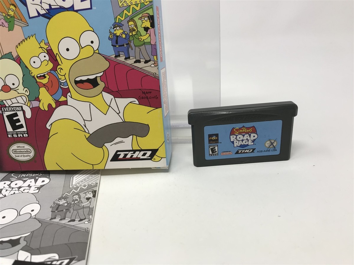 ゲームボーイアドバンス - GBA★THE SIMPSONS ROAD RAGE 海外版 端子清掃済み The Simpson's Road Rage: Game Boy Advance: Video Games