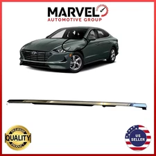 Fender Chrome Garnish Molding Trim LEFT Driver Side for Hyundai Sonata 2020-2023