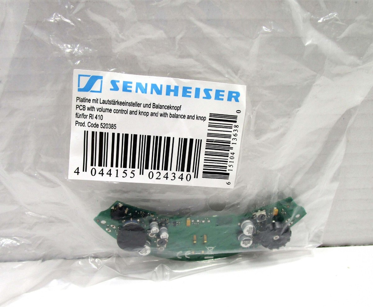 SENNHEISER 520385 PCB With Volume Balance Knobs For RI 410 Stethoset  Receiver