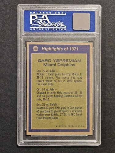 Topps Football 1972 MOLTE CARTE CLASSIFICATE PSA in vendita - Foto 16 di 134