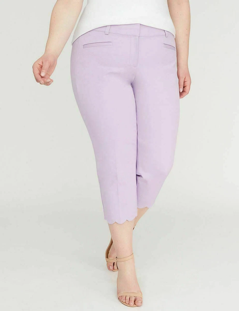 Lavender top capri pants