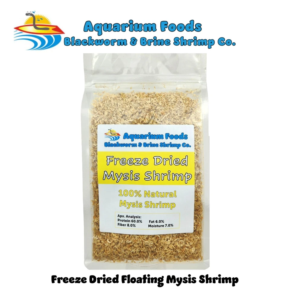 Camarones Mysis--Camarones Mysis liofilizados para peces de agua salada y tropicales Foto 2 de 4