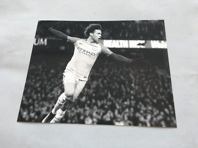 LEROY SANE ''Manchester City'' signed in-person photo 8x10 autograph + ACOA COA