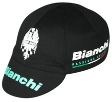 BIANCHI OLTRE Black Team Cycling Cap NEW Bike...