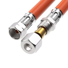 Gasschlauch 1/4 links x M16x1,5 (10 mm) - 400 mm 40cm 0,4m winterfest camping