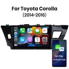 For Toyota Corolla 2014 2015 2016 Android 11 Car Stereo GPS Radio CarPlay FM
