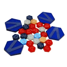 Mantic Entertainment Dreadball: Xtreme Premium Acrylic Counters (Blue)