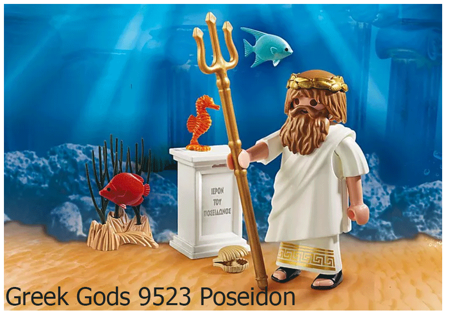 Set Playmobil Les 12 Dieux Olympiens Grecs : Zeus, Hera, Poseidon, Etc. - Neuf