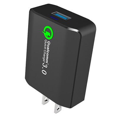 Home Charger Fast 18W USB Port Power Adapter Travel Wall AC Plug for Tablets