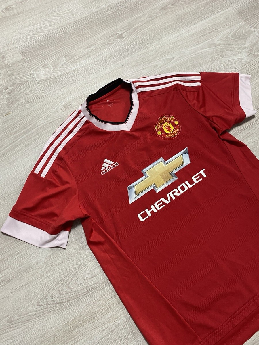 タグ付き！Manchester United adidas CHEVROLET Adidas Manchester United Chevrolet Sponsored Soccer Jersey