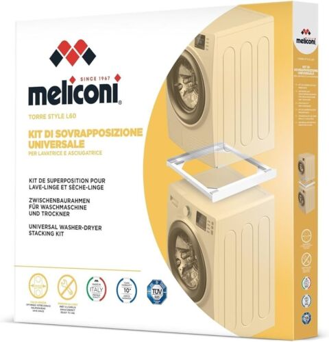 Meliconi L60 Kit di Sovrapposizione per Lavatrice e Asciugatrice - Bianco - Foto 1 di 3