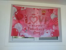 Valentine's Day Decorations Love Hanging Ornaments Party Decor cloth 70" 44"