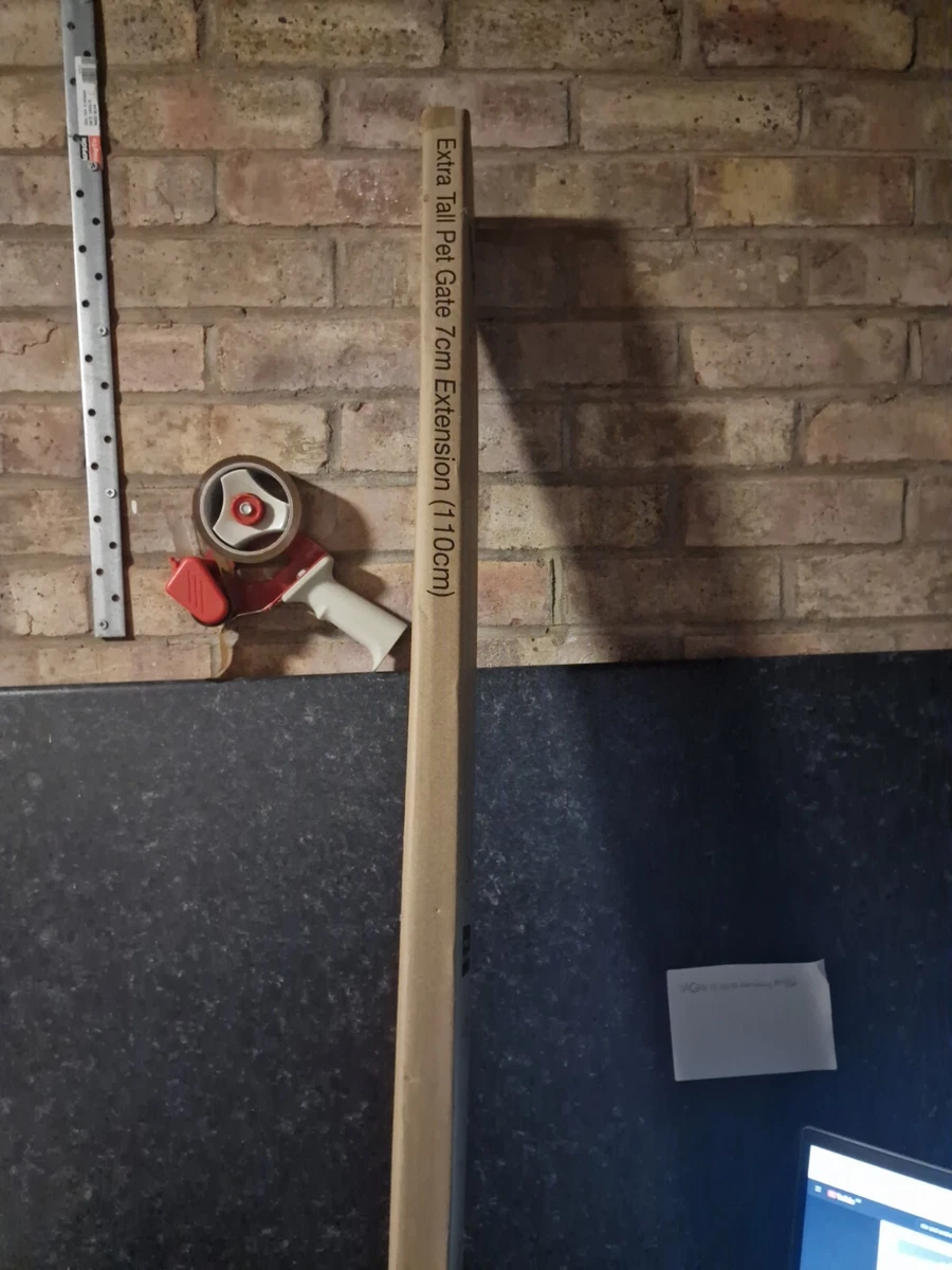 Extra Tall Pet Gate 7cm Extension 110cm eBay