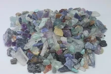 Micro Crafters 1/4 Lb Lot Natural Crystals Mineral Specimens Mixed Gemstones