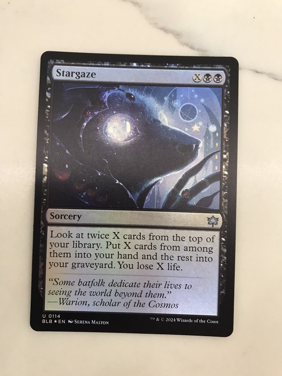 Stargaze Foil MTG Magic the Gathering Card NM Near Mint BLB | eBay UK