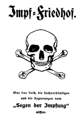Impf-Friedhof von Hugo Wegener ( Impfen Impfung Impfschäden Impffriedhof Buch )