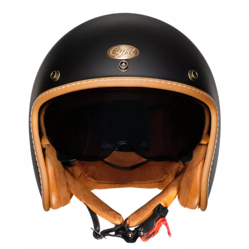CYRIL Motorcycle Helmet 3/4 Open Face Lightweight C100 Vintage for Adult - Picture 15 of 50