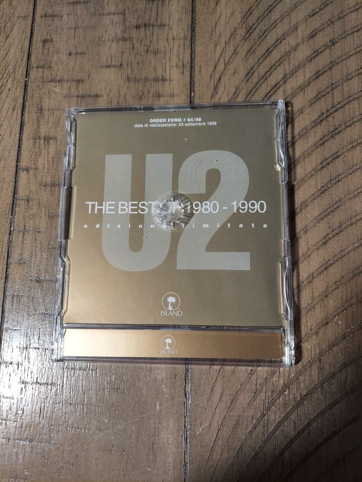 U2 - The Best of 1980 - 1990 -  ITALIAN PROMO Calendar - CD Size / Very Rare /NM