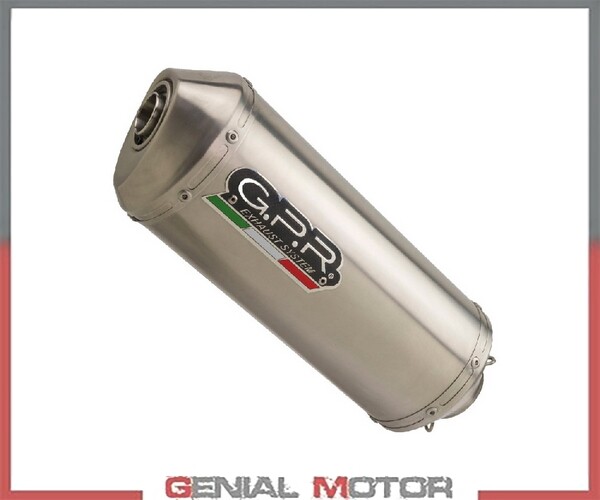 Exhaust Muffler GPR SATINOX Approved BMW F 650 GS 2004 > 2007