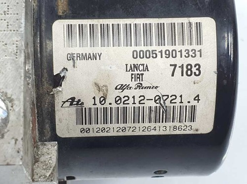 51901331 abs pour ALFA ROMEO GIULIETTA 191 DISTINCTIVE 2010 71769928 1420402 - Imagen 4 de 7