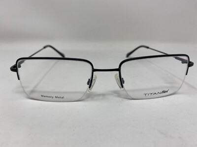 Titanflex M991 Men's Eyeglasses Frame 55-20-145 Black #999168