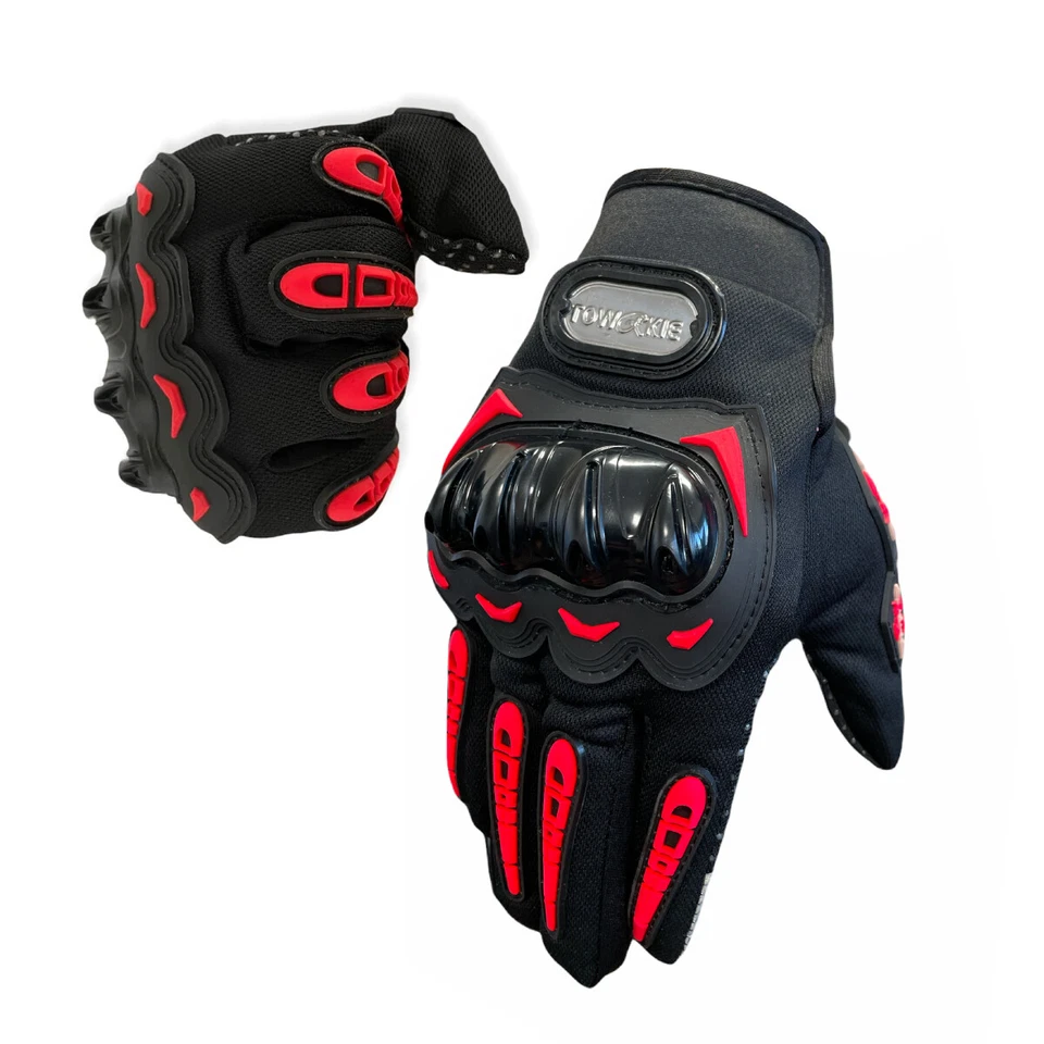 BRICOZONE Guanti da moto touchscreen protettivi resistenti antiscivolo corse motocicletta