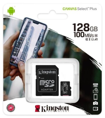 128GB Micro SD-Karte für EZVIZ C1C 720P, C6N, C6CN Smart WiFi Kamera (FHD) für den Innenbereich
