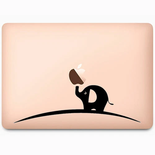 Baby Elephant On A Hill Decal Sticker for Macbook Air Pro Dell HP Samsung Laptop - Image 3 of 4