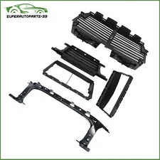 Upper & Lower Radiator Grille Air Shutter+Radiator Support For Ford F-150 18-20