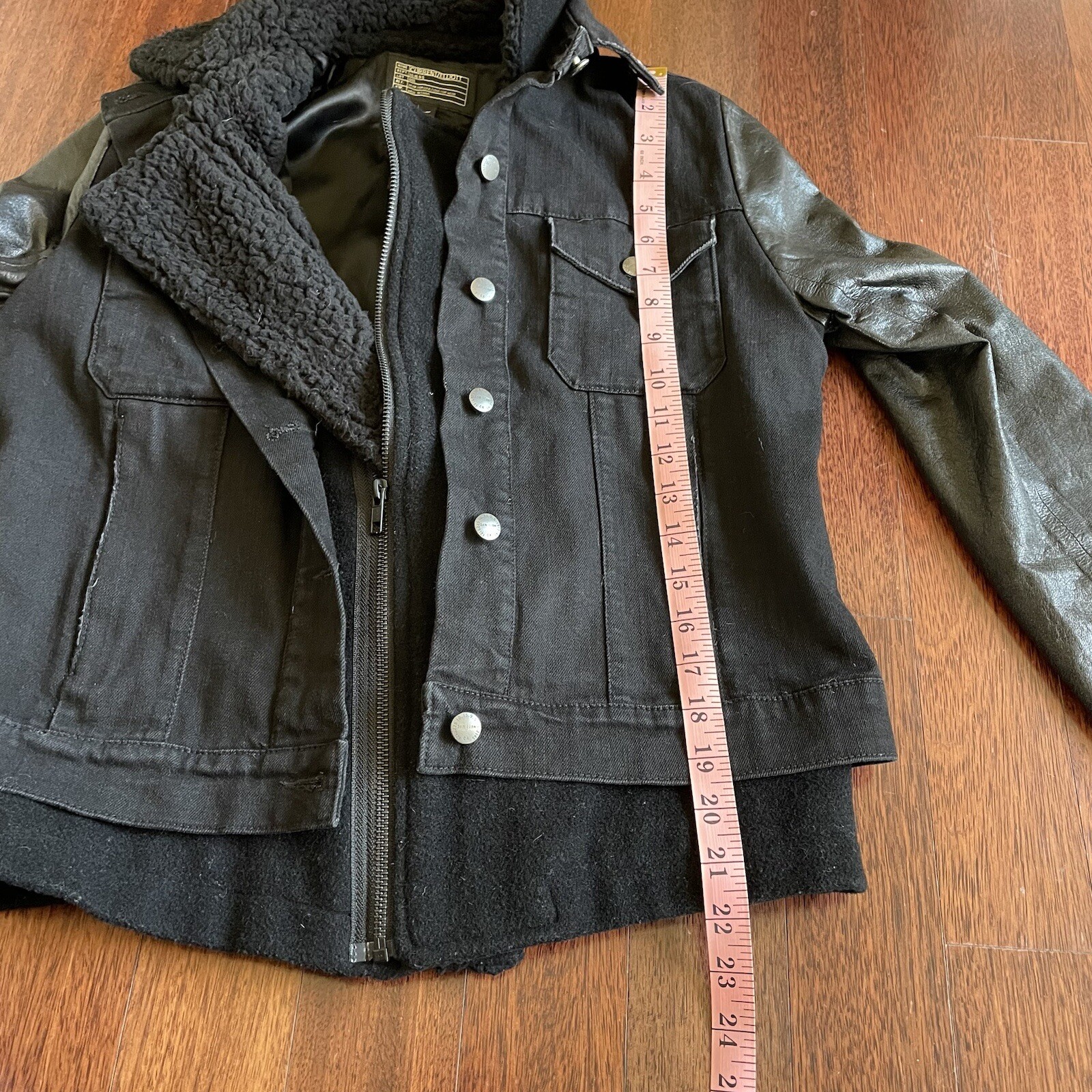 Current/Elliot The Studio Jacket Piston Leather S… - image 12