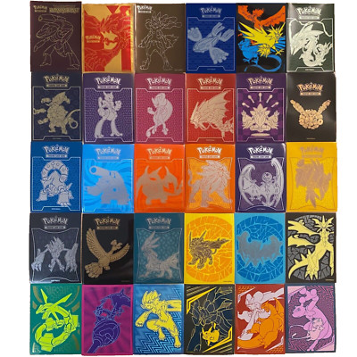 31 single ETB Pokemon Card Game Sleeves Shield Protector bundle pack (2013-2019)