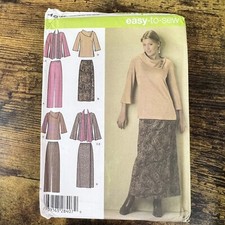 Simplicity Girls Long Skirt Top Vintage Uncut Pattern #4886
