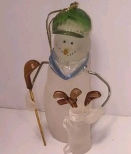 Golf Christmas Tree Ornament Hanging
