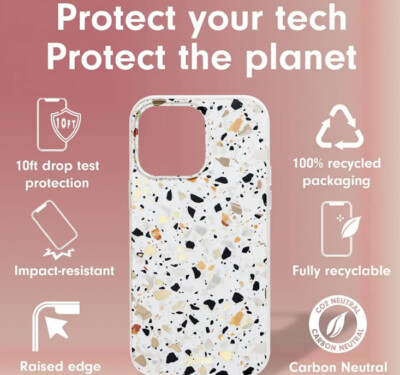 Sonix Case for iPhone 14 Pro | 10ft Drop 14 Pro, Marble - Confetti 