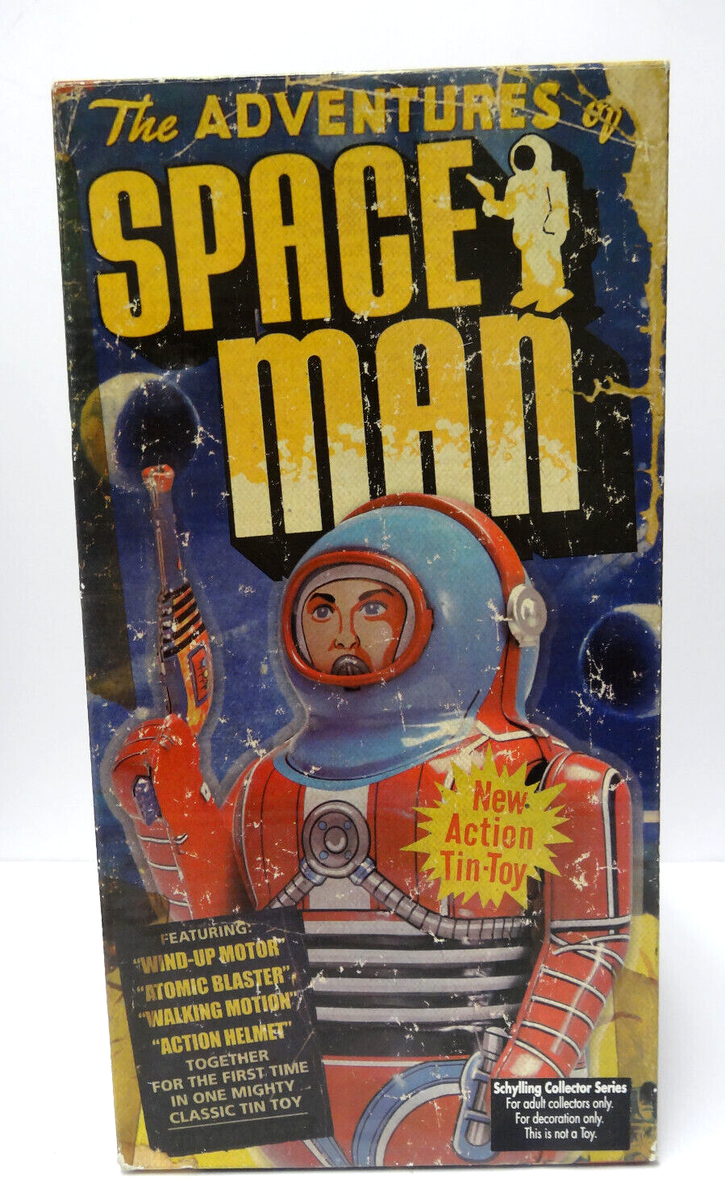 SCHYLLING SPACE MAN ブリキ　レトロ　ロボット　可動品 SCHYLLING SPACE MAN ブリキ レトロ ロボット 可動品 - メルカリ
