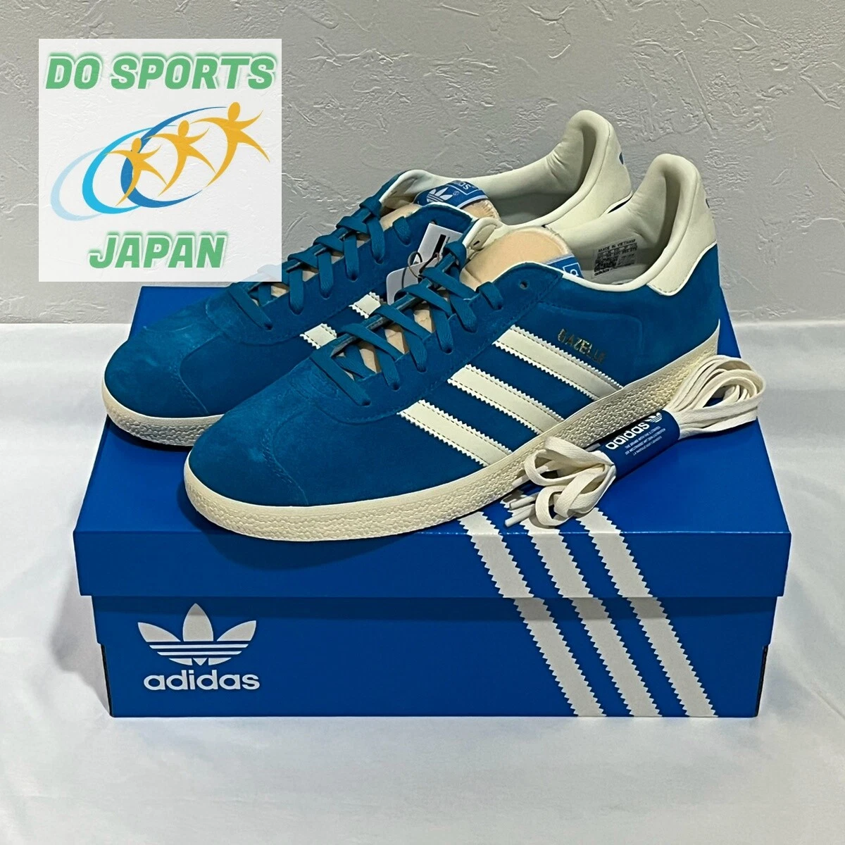 adidas Originals GAZELLE GY7337 Bold Aqua Off White Cream White