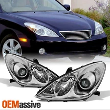 Fits 2005-2006 Lexus ES 330 ES330 Halogen Headlights Light Lamps Left + Right