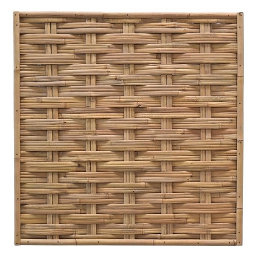 Sichtschutz aus Bambus WAVE gewebter Bambuszaun Gartenzaun in zwei Farben (BxH) - Bild 3 von 13