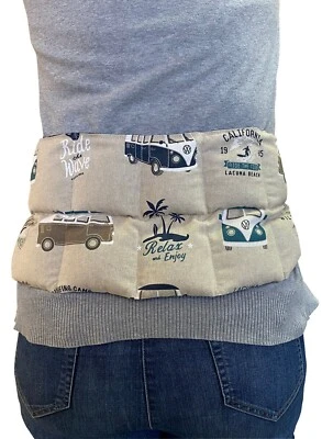 MARKENLOS Körnerkissen zum Umbinden für Rücken oder Bauch - Handmade in Germany