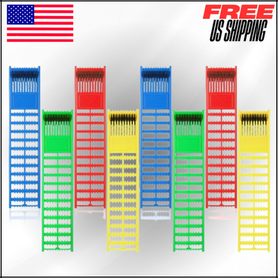 #ad #ad Fish Hook Snelled Fishing Leader Holder Line Organizer for Storing Line Rigs 8Pc $28.76