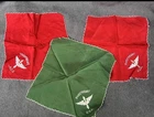 Vtg Sweetheart USA Silk Handkerchiefs US Military WW2
